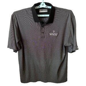 Cutter Buck Seven Falls Men's Gray Polo Golf Shirt Size XL